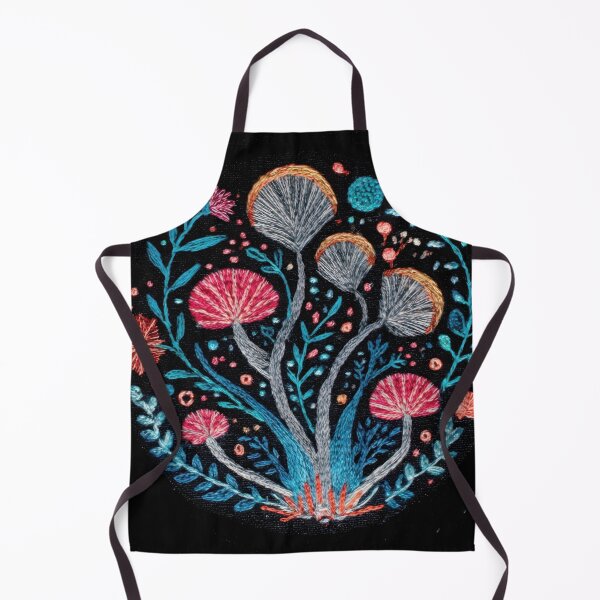 Item preview, Colorful mushroom plant art designed and sold by anytka.