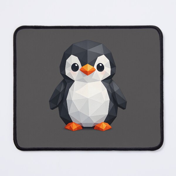 Item preview, Cute Low Poly Geometric Penguin Illustration designed and sold by AndreBarnard.