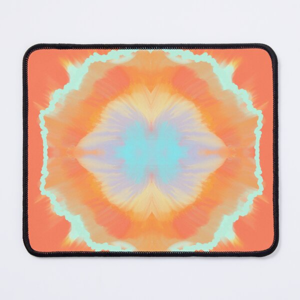 Item preview, Peach, Orange, Lilac and Blue Abstract Psychedelic Design designed and sold by DotDing.