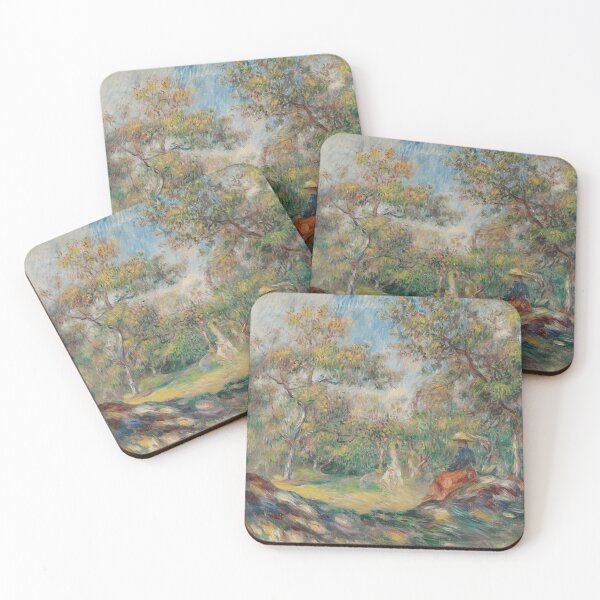 Item preview, Femme Dans Un Paysage by Pierre-Auguste Renoir: Impressionist Garden Poster designed and sold by artofuniverse.