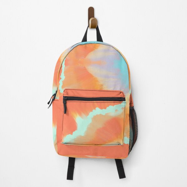 Item preview, Peach, Orange, Lilac and Blue Abstract Psychedelic Design designed and sold by DotDing.