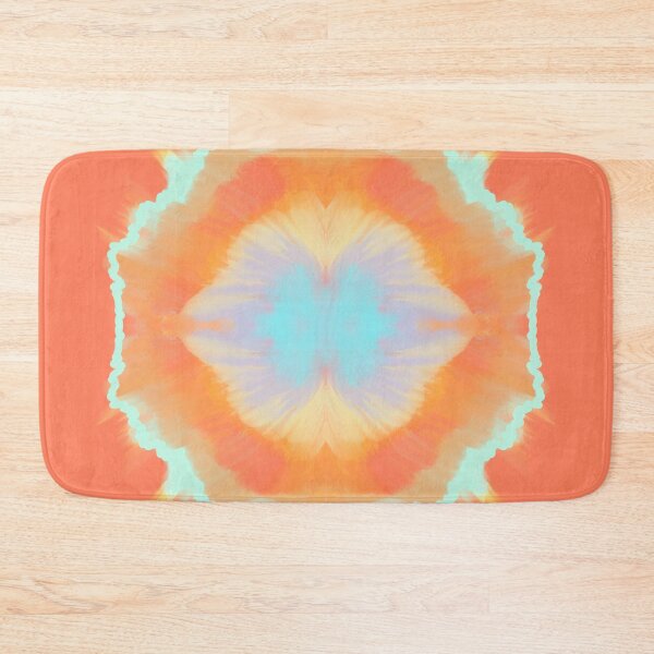 Item preview, Peach, Orange, Lilac and Blue Abstract Psychedelic Design designed and sold by DotDing.