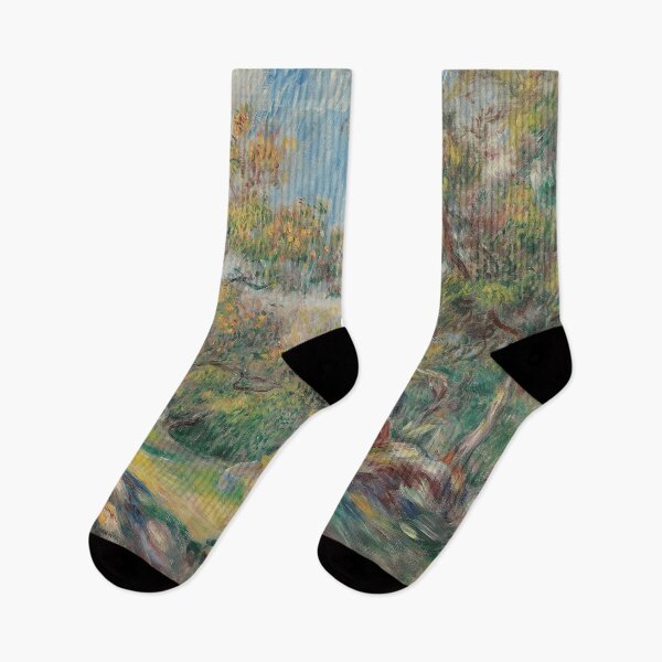 Item preview, Femme Dans Un Paysage by Pierre-Auguste Renoir: Impressionist Garden Poster designed and sold by artofuniverse.