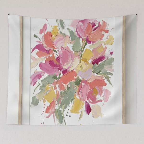 Item preview, Abstract Spring Floral Wall Art designed and sold by avsroding.