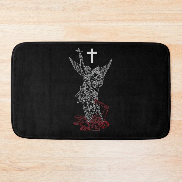 Item preview, Archangel Michael Defeating Satan Christian Warrior Angel Faith designed and sold by Capisedo.
