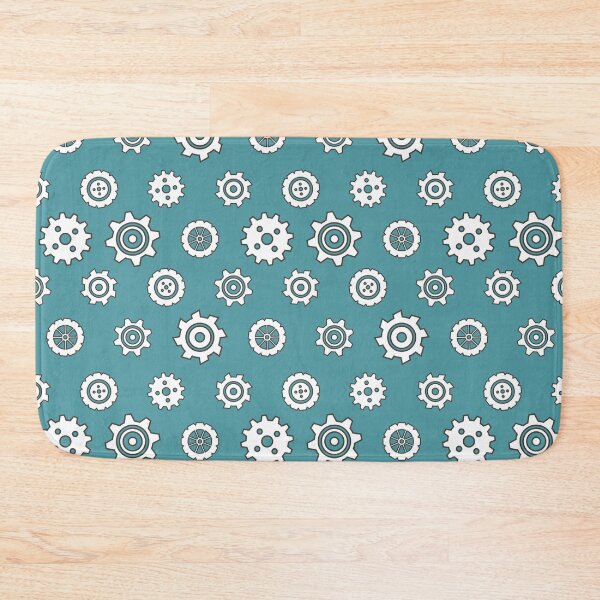 Item preview, Engineering Gear Pattern – Minimal Mechanical Cogwheel Seamless Design designed and sold by alijun.