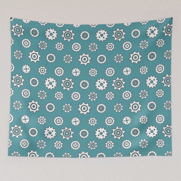 Item preview, Engineering Gear Pattern – Minimal Mechanical Cogwheel Seamless Design designed and sold by alijun.