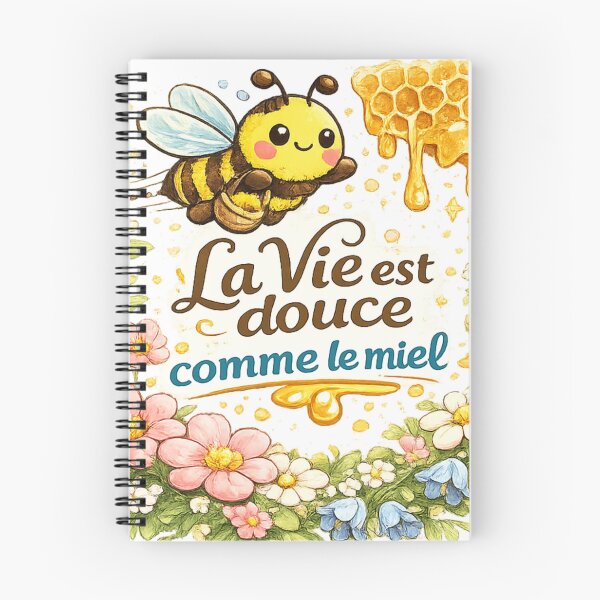 Aperçu de l'œuvre La vie est douce comme le miel - Pastel - Français  créée et vendue par Beetobuzz.