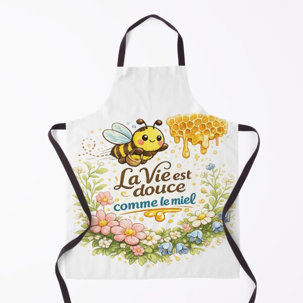 Item preview, La vie est douce comme le miel - Pastel - French  designed and sold by Beetobuzz.