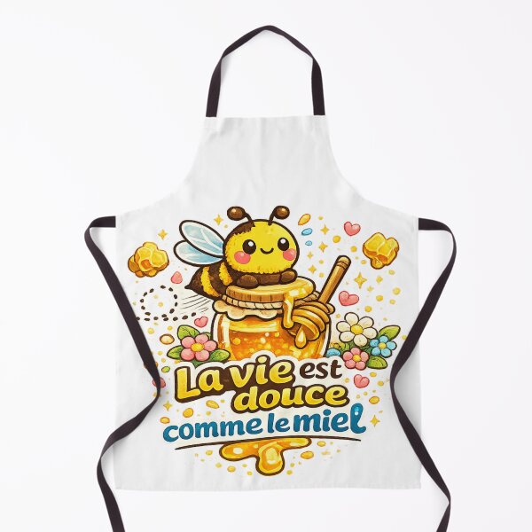 Item preview, La vie est douce comme le miel - Kawaii - French  designed and sold by Beetobuzz.