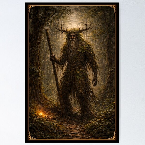 Item preview, Leshy Poster designed and sold by The Dark Files.