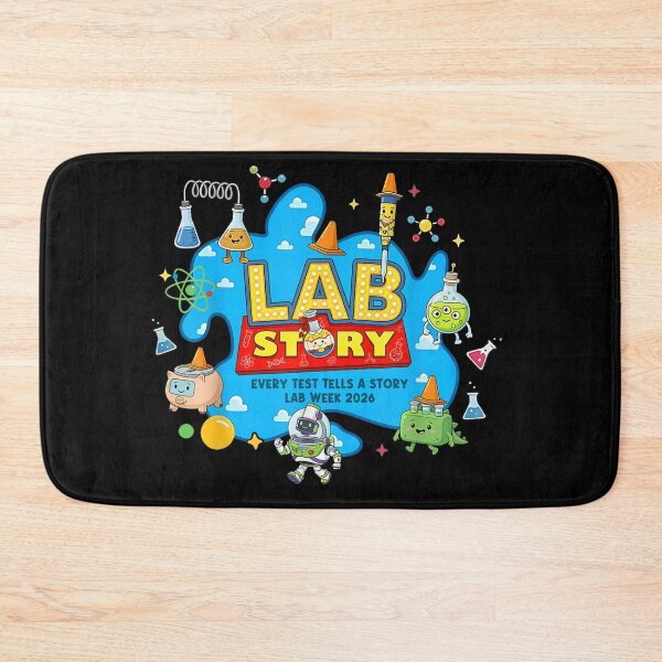 Item preview, Lab Story Lab Week 2026 Funny Science Laboratory Cartoon designed and sold by Capisedo.