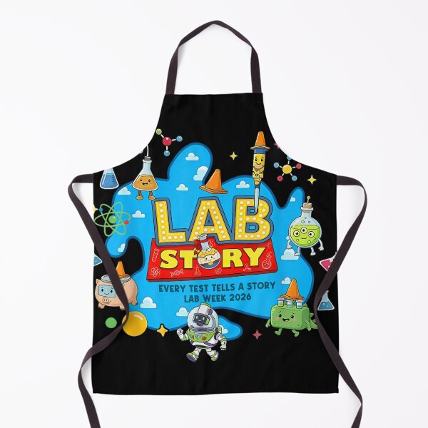 Item preview, Lab Story Lab Week 2026 Funny Science Laboratory Cartoon designed and sold by Capisedo.