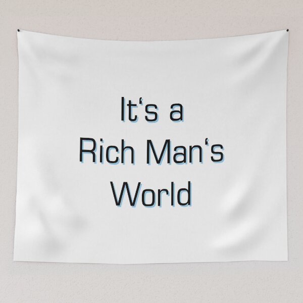 Item preview, Its a rich mans world / blackblue designed and sold by fritzlang.