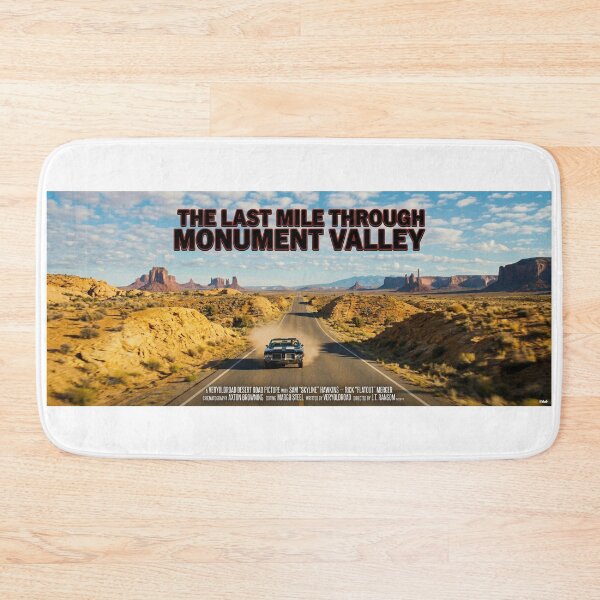 Item preview, ROAD MOVIE POSTER THE LAST MILE FROM MONUMENT VALLEY 1970 designed and sold by VERYOLDROAD BY AXTON BROWNING .