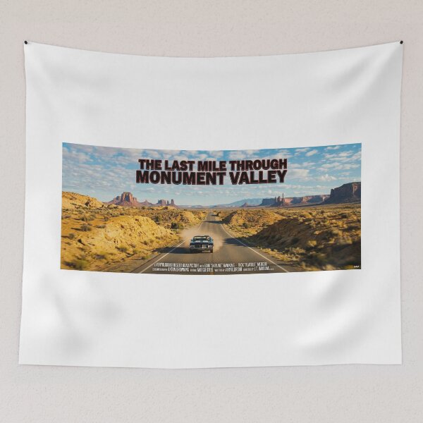 Item preview, ROAD MOVIE POSTER THE LAST MILE FROM MONUMENT VALLEY 1970 designed and sold by VERYOLDROAD BY AXTON BROWNING .