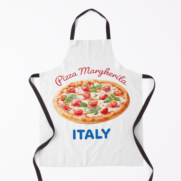 Item preview, Whole Margherita Pizza Watercolor Illustration Pizza Pomodoro Italy designed and sold by BobaBunny76.