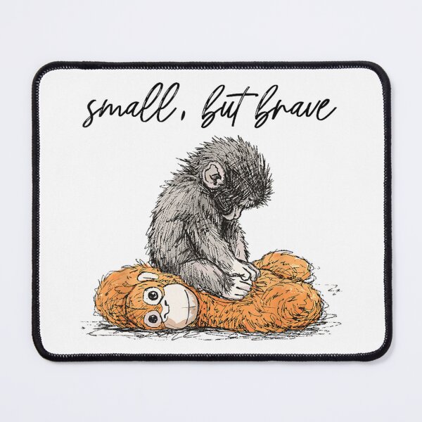 Item preview, Small But Brave Cute Monkey Plush Inspirational Animal designed and sold by Capisedo.