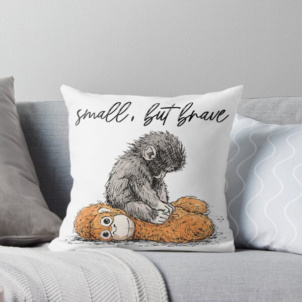 Item preview, Small But Brave Cute Monkey Plush Inspirational Animal designed and sold by Capisedo.