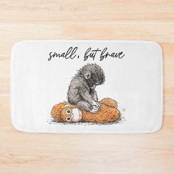 Item preview, Small But Brave Cute Monkey Plush Inspirational Animal designed and sold by Capisedo.