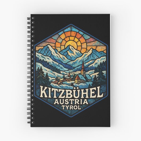 Item preview, Kitzbuhel Austria Tyrol Alps Stained Glass Art Travel designed and sold by TomFrontierArt.