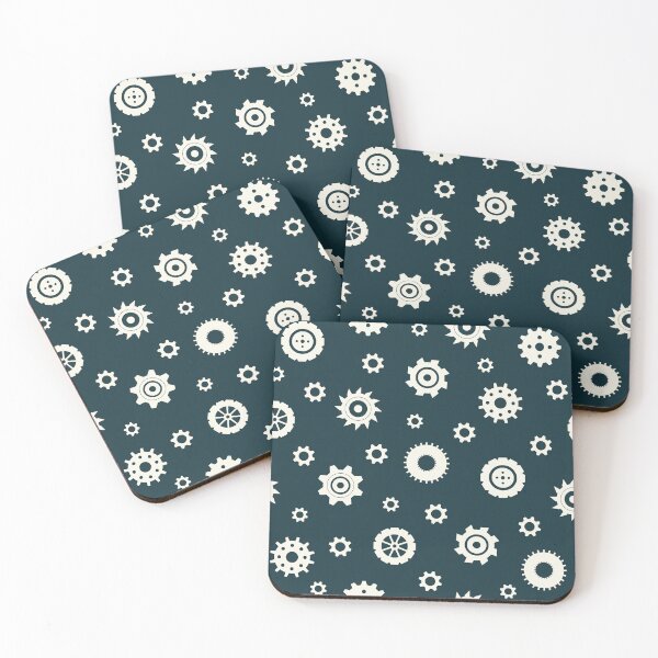 Item preview, Industrial Gears Pattern – Mechanical Cogwheel Industrial Pattern Design designed and sold by alijun.