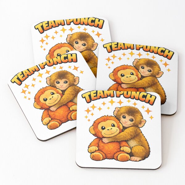 Item preview,  Punch Baby Monkey and Plush Toy Mascot Art designed and sold by blastercreation.