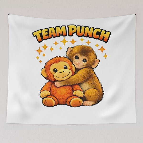 Item preview,  Punch Baby Monkey and Plush Toy Mascot Art designed and sold by blastercreation.