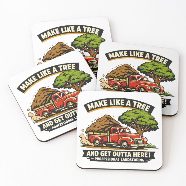 Item preview, Make Like A Tree Landscaping Retro Truck designed and sold by agearb.