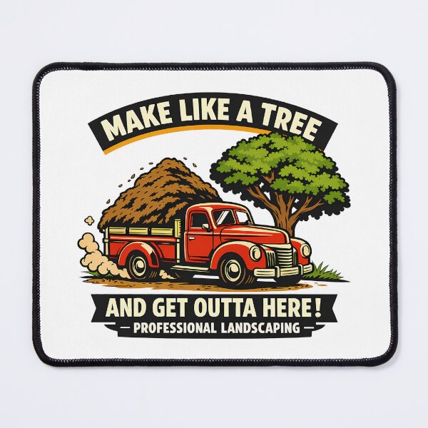 Item preview, Make Like A Tree Landscaping Retro Truck designed and sold by agearb.