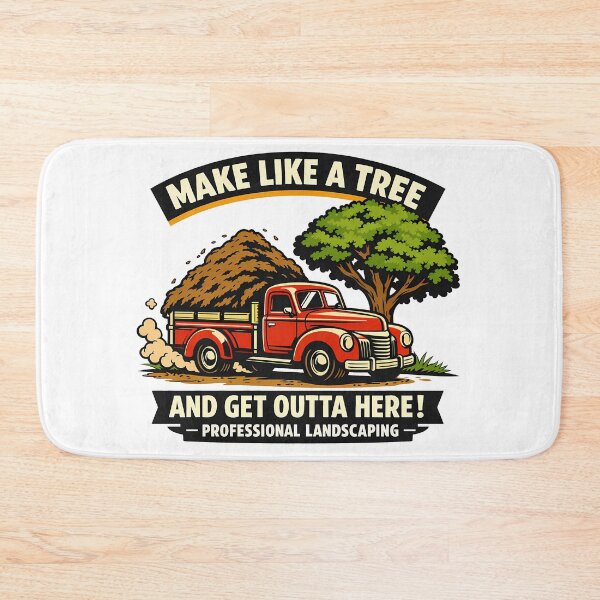 Item preview, Make Like A Tree Landscaping Retro Truck designed and sold by agearb.