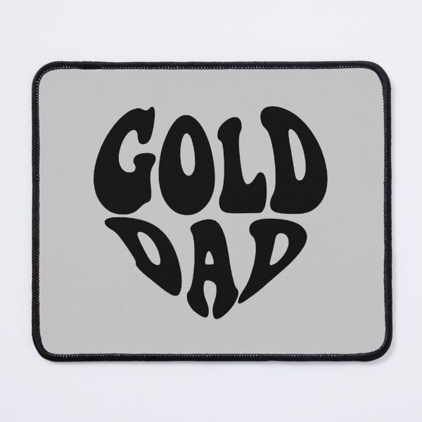 Item preview, Gold Dad Black Heart designed and sold by WAMTEES.