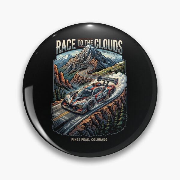 Item preview, Pikes Peak Summit Ascent Racing Graphic designed and sold by enzoade.