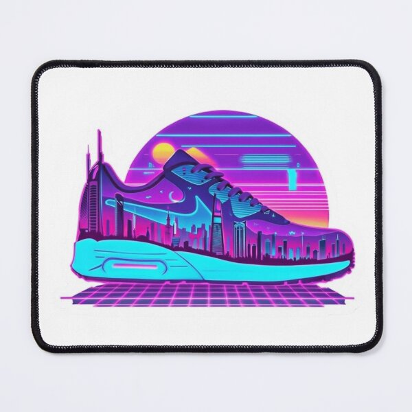 Item preview, AIR Hong Kong Skyline Vaporwave Sneaker Sticker designed and sold by Imaginarium of Chaos falcon88 .
