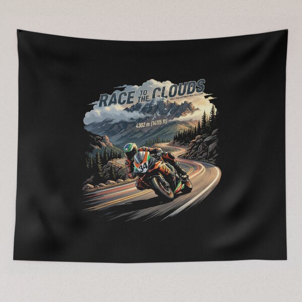 Item preview, Colorado Mountain Hill Climb Racing Illustration designed and sold by enzoade.