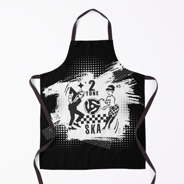 Artikelvorschau, 2-Tone-Ska-Tanzender Rude Boy & Girl – Halbton-Grunge-Design entworfen und verkauft von Little Che.