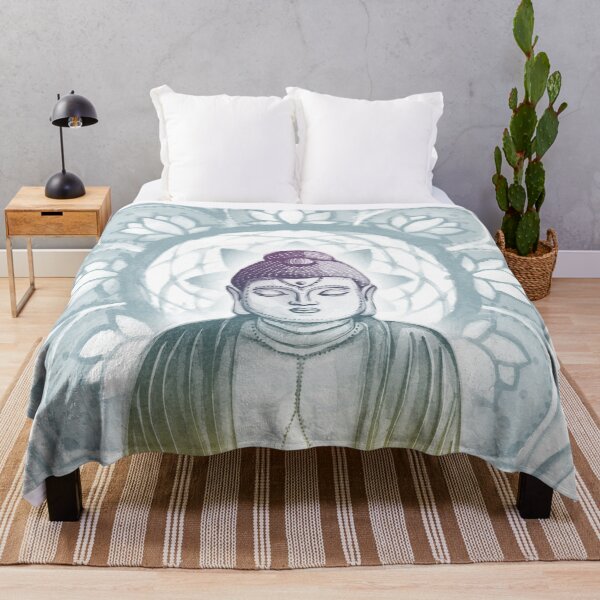 Item preview, Buddha Padma Watercolor - Snow Rainbow Sunset Peacock designed and sold by Irene Estelle.