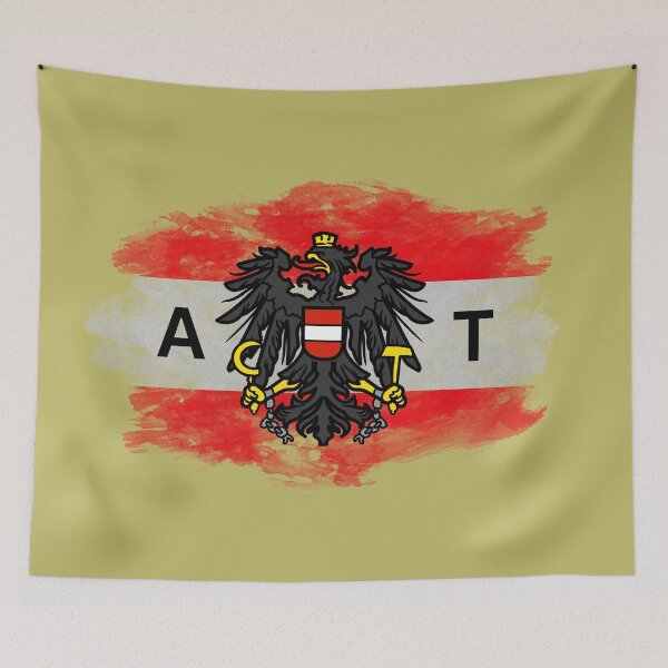 Item preview, Austria Eagle – Red White Red Flag Design designed and sold by mycreastyle.