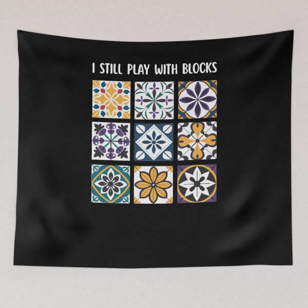 Item preview, I Still Play With Blocks designed and sold by krystalRomanart.