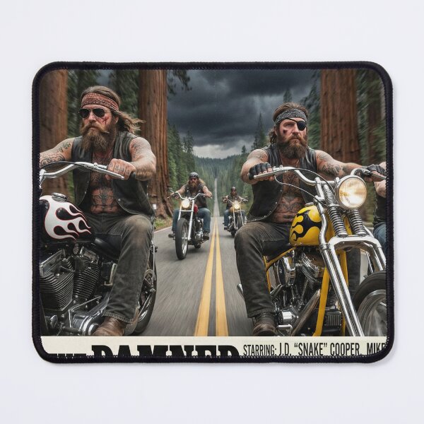 Item preview, ROAD MOVIE POSTER OUTLAWS OF THE DAMNED 1968 designed and sold by VERYOLDROAD BY AXTON BROWNING .
