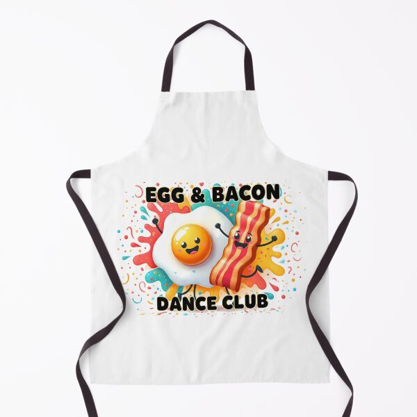 Item preview, Egg & Bacon Dance Club – Funny Breakfast Food Humor Design designed and sold by Art-Arcade6.