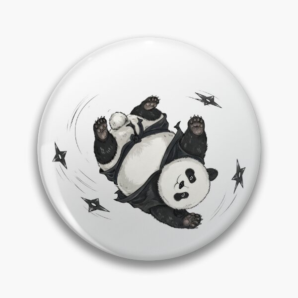 Item preview, Panda Ninja Mid Spin designed and sold by EdvvinStudios.