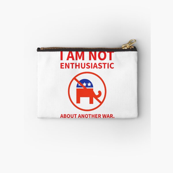 Item preview, I am not enthusiastic about another war.  designed and sold by Rachel the Artist .