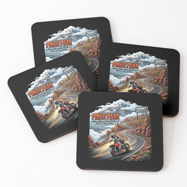 Item preview, Pikes Peak Hill Climb Motorsport Poster Art designed and sold by enzoade.