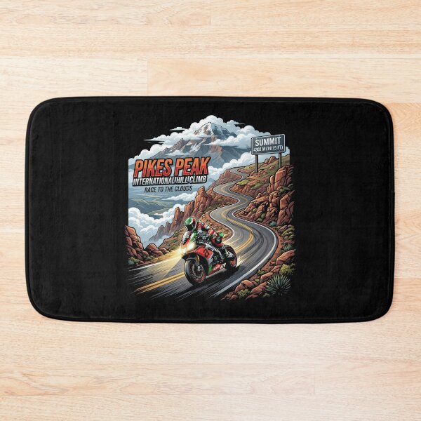 Item preview, Pikes Peak Hill Climb Motorsport Poster Art designed and sold by enzoade.