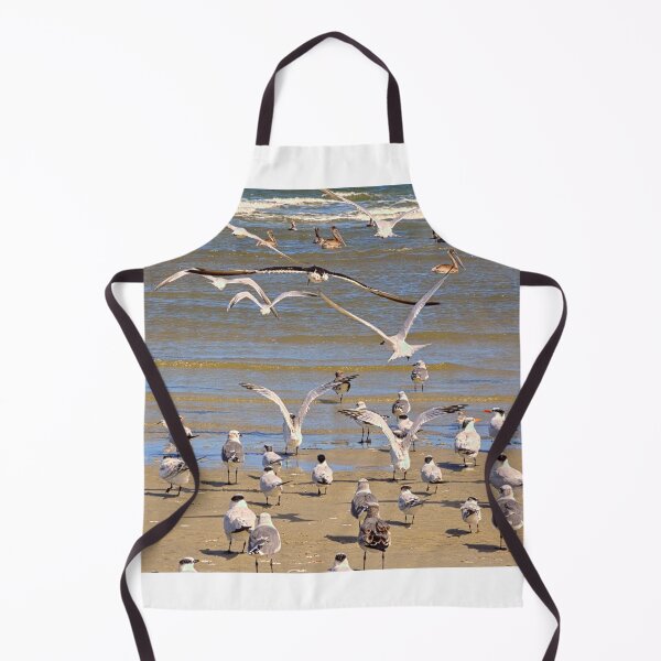 Item preview, Seagulls and Pelicans on Hilton Head Beach designed and sold by LisaWootenPhoto.