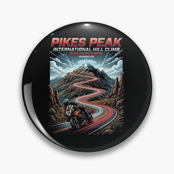 Item preview, Legendary Pikes Peak Mountain Racing Illustration designed and sold by enzoade.