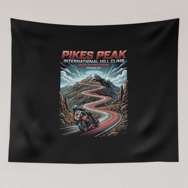 Item preview, Legendary Pikes Peak Mountain Racing Illustration designed and sold by enzoade.