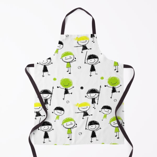 Item preview, Black and Green Stick Figure Children designed and sold by Piotrek0001.