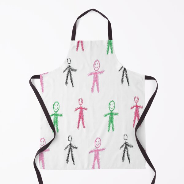 Item preview, Simple Crayon Stick Figures Pattern designed and sold by Piotrek0001.
